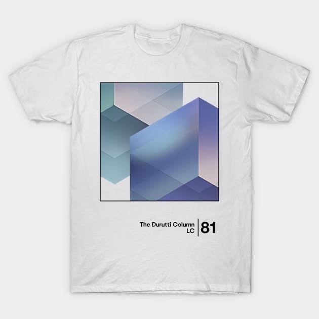 The Durutti Column - LC / Minimal Graphic Design Tribute T-Shirt by saudade